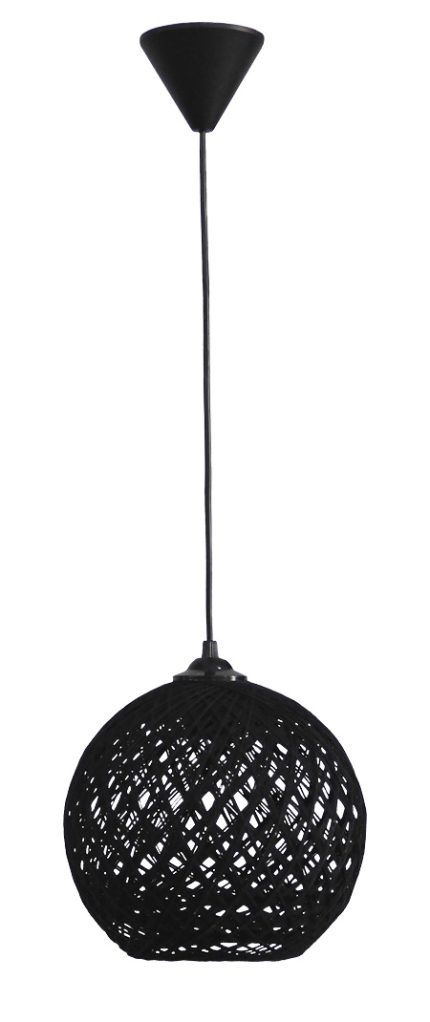 SILK-01 Φ20 BLACK 1/L PENDEL Ε/27