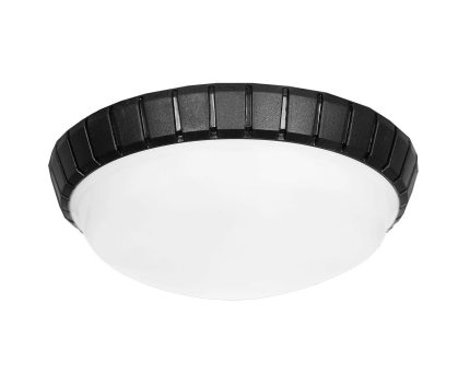 D-111 BLACK E/27 Φ26 ΠΛΑΦΟΝΙΕΡΑ ΟΡΟΦΗΣ ΜΑΥΡΗ
