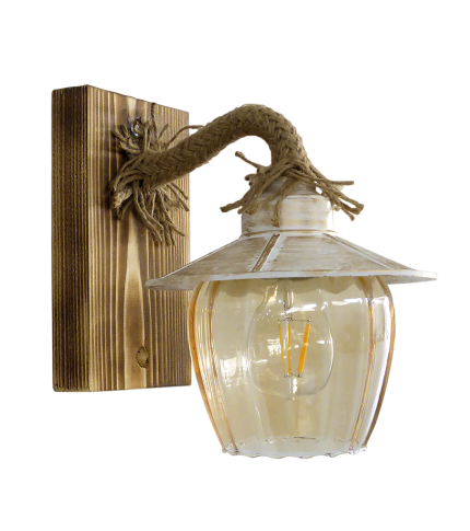 Φωτιστικό τοίχου ROPE-WOOD R-710AP BR