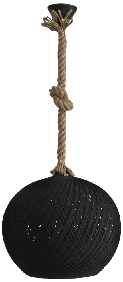 SILK-02 Φ35 BLACK 1/L PENDEL Ε/27