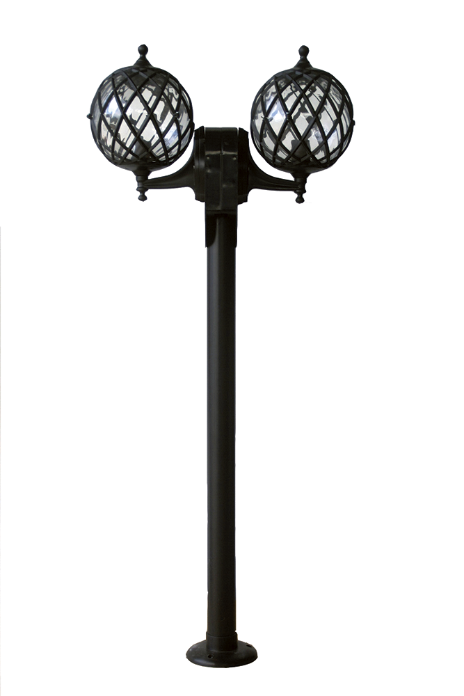 images Κήπου φωτιστικό LP-511EB 2L 1M BLACK