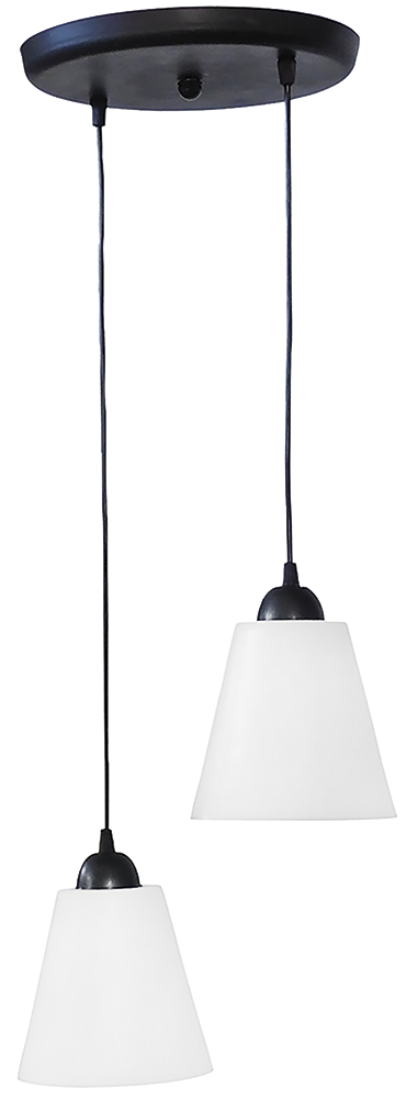 Φωτιστικό ανισόπεδο FUN-01 PENDEL 3L BL-WH