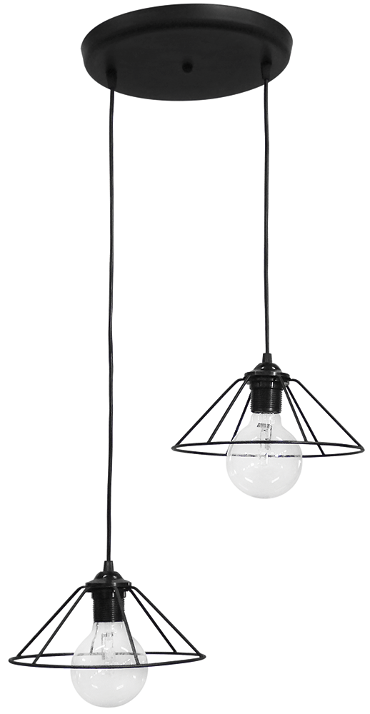 images Φωτιστικό Κρεμαστό/Οροφής FUN-350 3L PENDEL BLACK