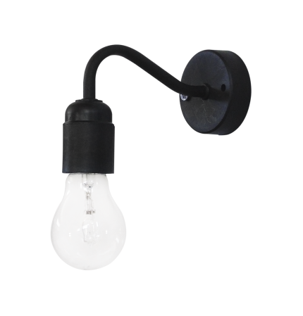 Φωτιστικό τοίχου / απλίκα AS-25 AP 1/L BLACK
