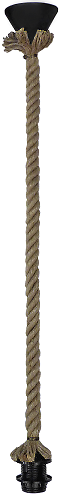 Κρεμαστό φωτιστικό  E/27K ROPE RING 1L UT-BL