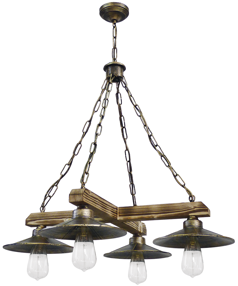 images Φωτιστικό κρεμαστό R-150CROSS 4/L CHAIN