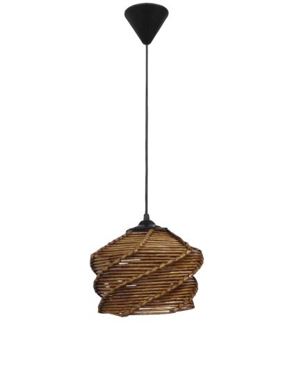 OSAKA  -C- 1L BROWN ΚΡΕΜΑΣΤΟ ΦΩΤΙΣΤΙΚΟ ARTIFICIAL BAMBOO