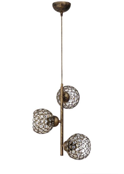 S-20K  CHRIS 3L BRONZE ΚΡΕΜΑΣΤΟ CRYSTAL