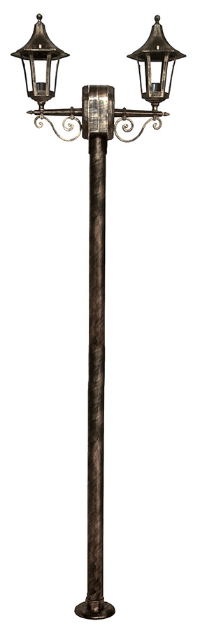 Κολώνα κήπου LP-400ΕΒ 2Φ BRONZE 200cm ΚΑΡΑΒΟΛΟΣ  ΙΣΤΟΣ