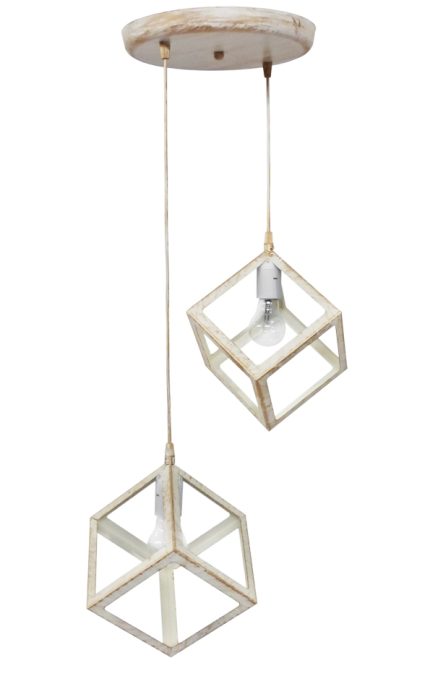 KYVOS/2L WHITE-BRONZE PENDEL 2/L ΚΡΕΜΑΣΤΟ ΜΕΤ.