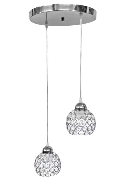 CHRIS 2L PENDEL NIKEL CRYSTAL