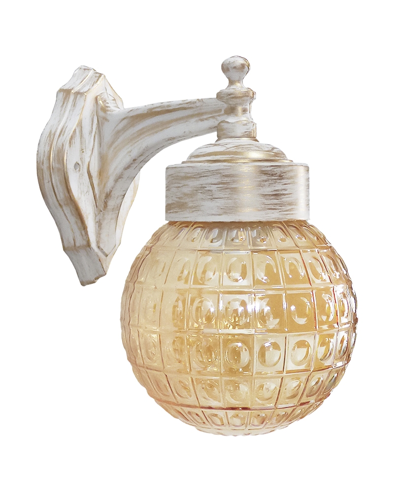 images LP-110AN WHITE-BRONZE MELI ΑΠΛΙΚΑ ΒΙΔΩΤΟ ΓΥΑΛΙ ΣΦΑΙΡΑΚΙ