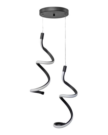 LED ΦΩΤΙΣΤΙΚΟ COBRA 1L BLACK ΚΡΕΜΑΣΤΟ 24W 4000K & 6500K h85xΦ13