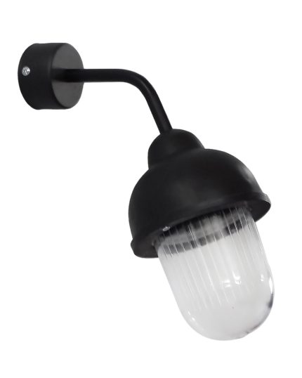 SLP-951AS 45⁰ BL Επιτοίχιο φωτιστικό Ε/27 μαύρο