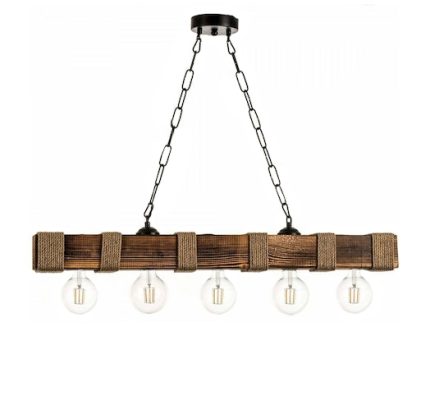 UT-8X8 5L ΔΟΚΑΡΙ WOOD-CHAIN ΚΡΕΜΑΣΤΟ ΧΩΝΕΥΤΑ ΝΤΟΥΙ Ε/27