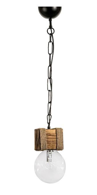 UT-8X8 1L ΔΟΚΑΡΙ WOOD-CHAIN ΚΡΕΜΑΣΤΟ ΧΩΝΕΥΤΑ ΝΤΟΥΙ Ε/27