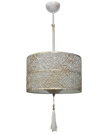 DAMASCUS 1L WHITE-BRONZE ΚΡΕΜΑΣΤΟ Ε/27