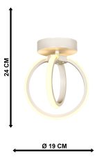 VENUS-20CE LED WHITE 24W ΦΩΤΙΣΤΙΚΟ LED