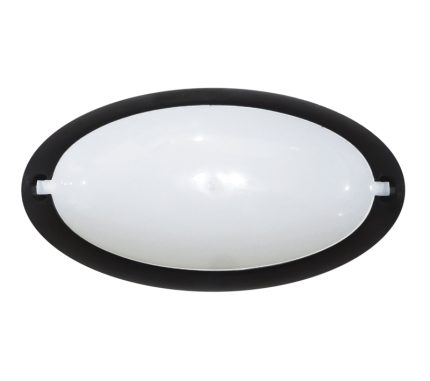 D-212 BLACK ΕΝΣΩΜΑΤΩΜΕΝΟ LED 12W ΟΒΑΛ