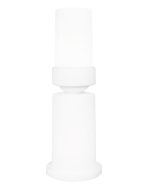 D-06EB WHITE Δαπέδου/εδάφους 35cm φωτιστικό Ε/27 γκρί