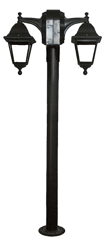 images Κήπου φωτιστικό LP-511EB 2L 1M BLACK