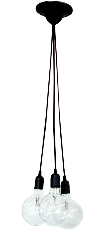Κρεμαστό φωτιστικό KA-01 3/L BLACK CABLE