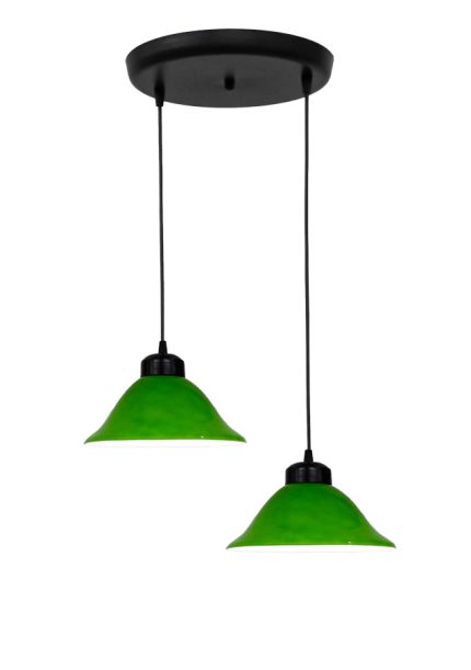 GREEN PENDEL 2/L φωτιστικό οροφής/κρεμαστό ανισόπεδο Ε/27